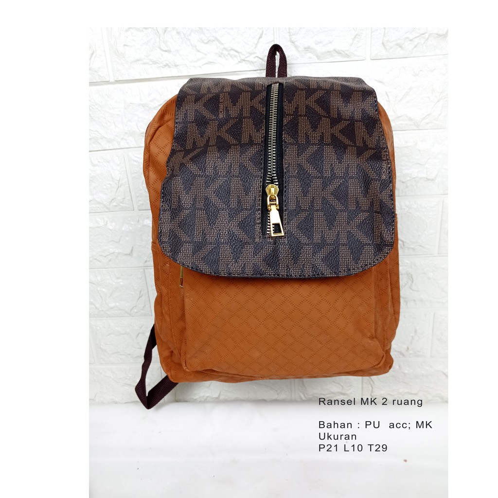 TAS RANSEL WANITA TERBARU / TAS CEWEK FASHION 2020 / TAS MK Ransel 2 ruang stylish backpack