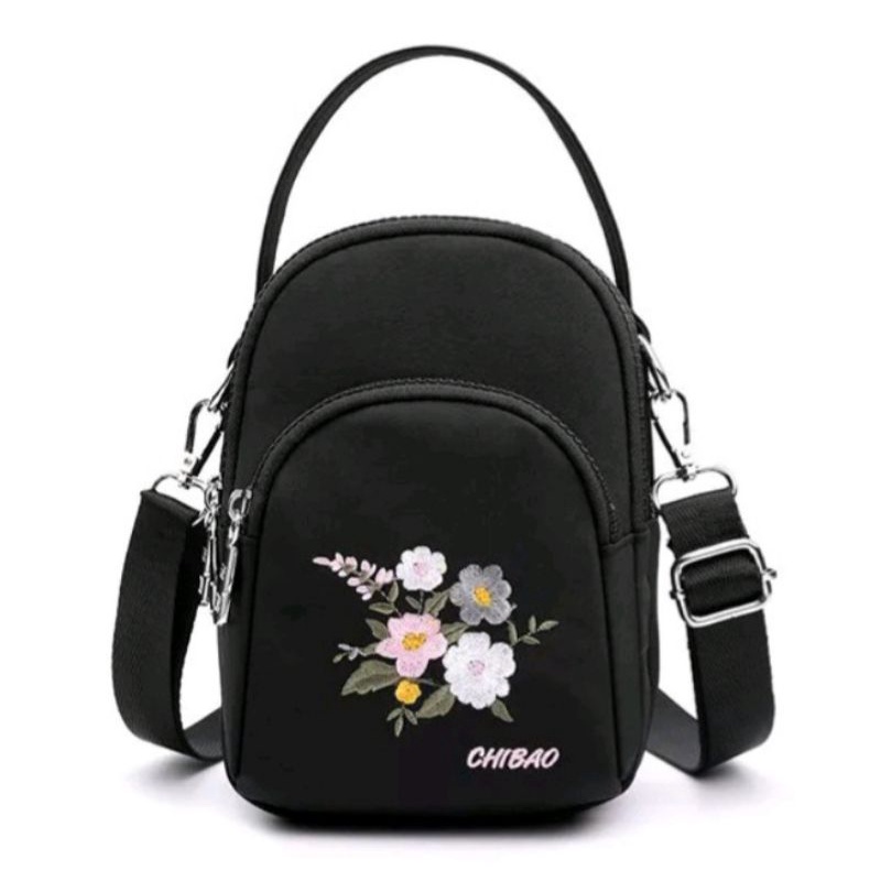 Tas Selempang Wanita Motif Bunga KGTS003