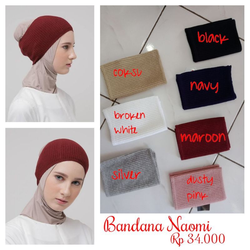 Ciput Rajut Zoya Bandana Naomi