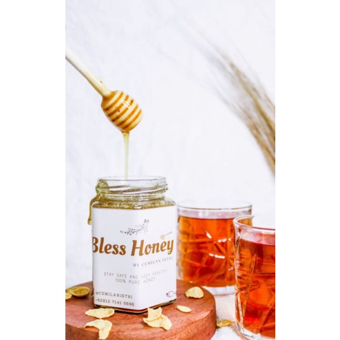 

Bless Honey Madu Hutan Asli Hexagone Jar 350ml