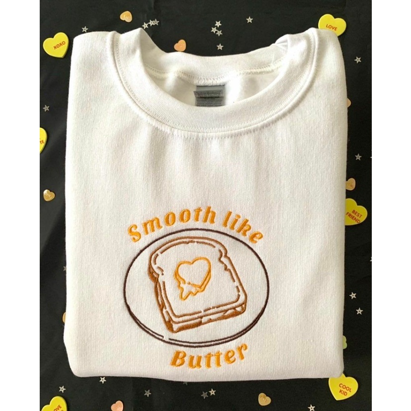 BORDIR SWEATER WANITA SMOOTH LIKE BUTTER BORDIR / SWEATER WANITA TEBAL / SWEATER  BORDIR