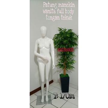 Patung manekin full body wanita alien tangan tekuk