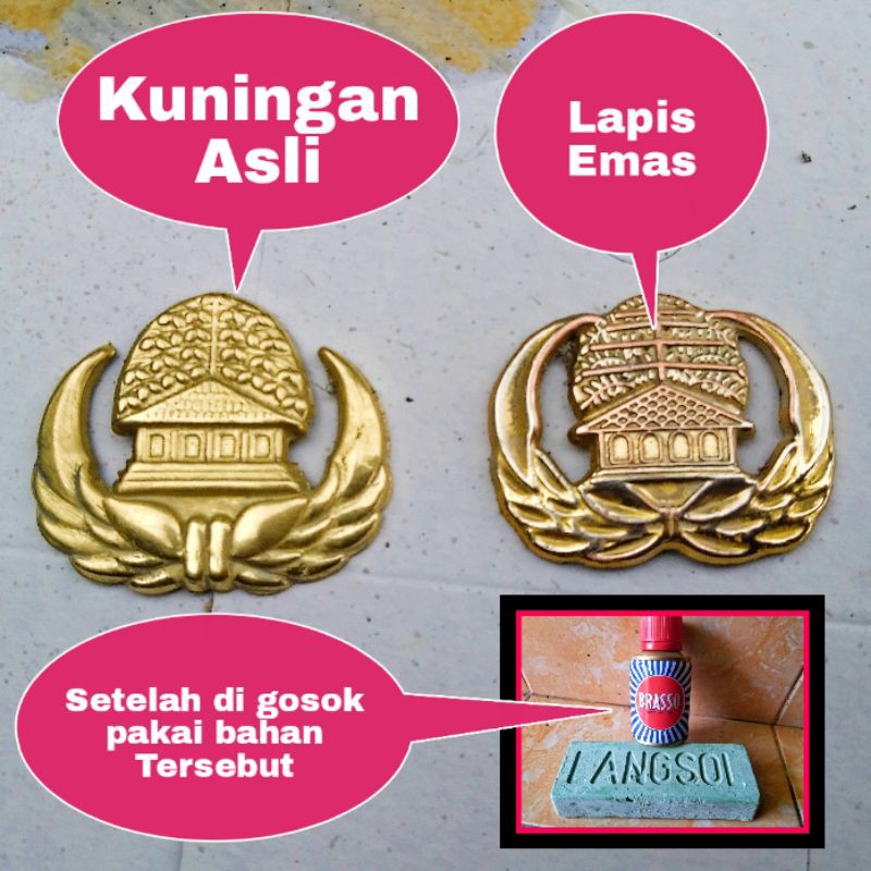 Pin Korpri - Magnet - Kuningan Asli - Anti Luntur Selamanya