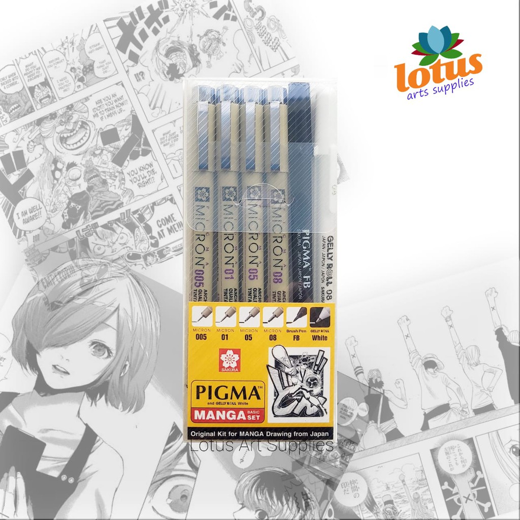 

Sakura Pigma Manga Basic Set