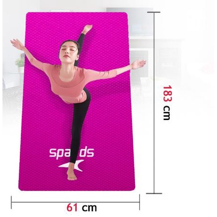 Matras yoga NBR Speeds 10 MM FREE TAS / Karpet Matras Yoga Senam Olahraga Mat 027-