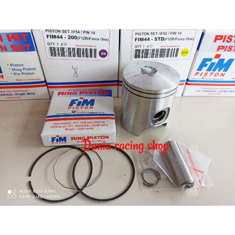 Piston Fim Seher Fim RX king F1ZR Force one Standar 25 50 75 100 125 150 175 200 225 250 275 300 350 400 1set Seher Ring seher Pin