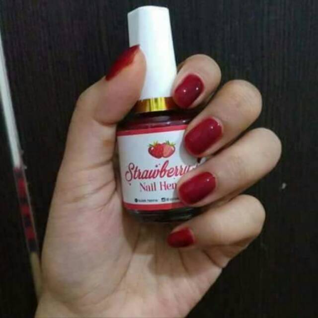 strawberry nail henna original