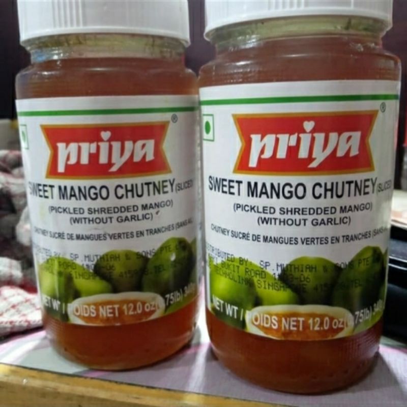 

Priya sweet manggo chutney 300 gr