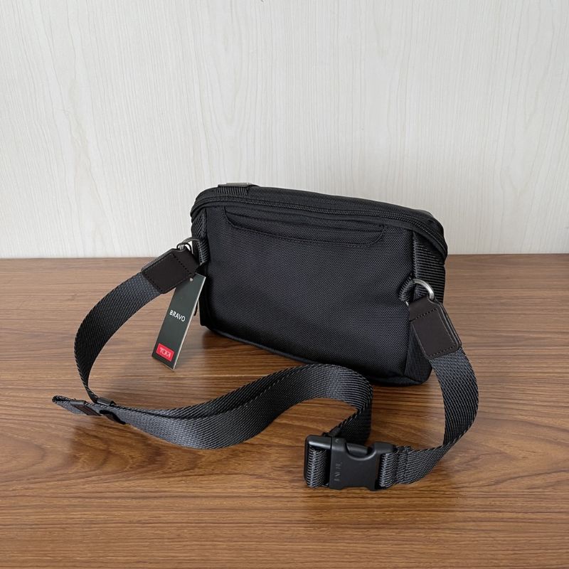 Waistbag Tumi Alpha Bravo Black Waist Pack Tas Pinggang Mirror Quality