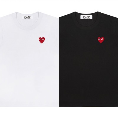 cdg x play t shirt