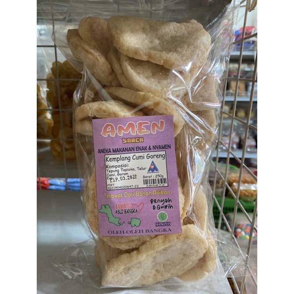 

Kemplang Cumi goreng 250g