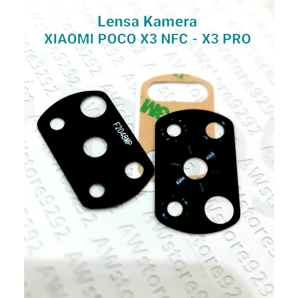 Camera Lens Lensa Kamera Kaca Kamera Belakang XIAOMI POCO X3 NFC / X3 PRO