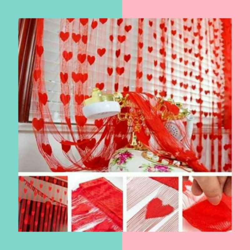 [ BENANG LOVE ] TIRAI BENANG LOVE TIRAI KAMAR TIRAI JENDELA LOVE