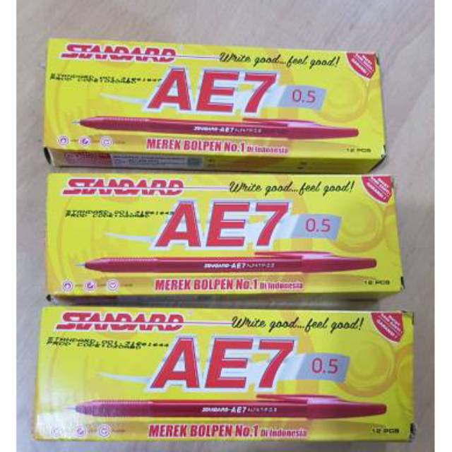 

Pulpen Standard AE7 Merah