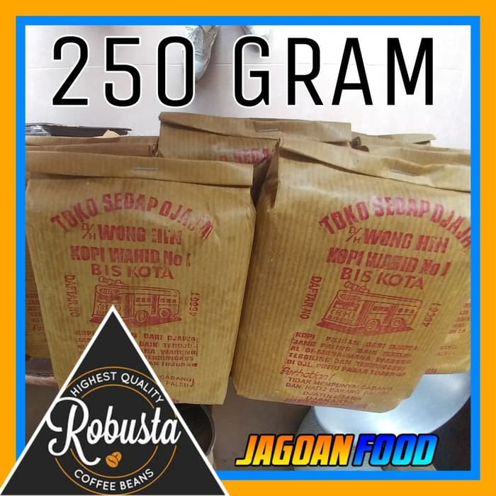 

250 GRAM KOPI ROBUSTA BIS KOTA SEJAK 1954 BUKAN ARABIKA / KOPI HIJAU - kkp2385