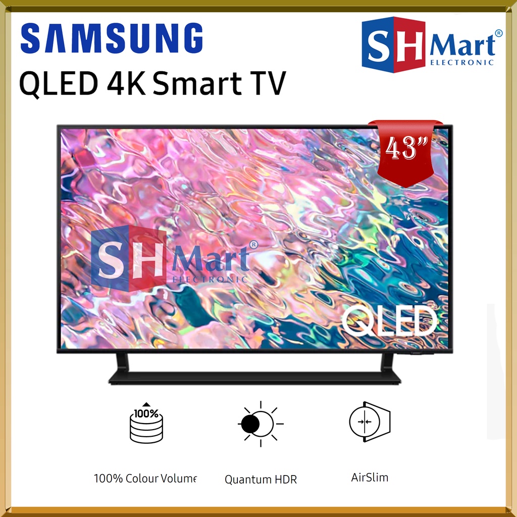 SAMSUNG SMART TV QLED 43 INCH 4K 43Q60B QA43Q60 NEW 2022 GARANSI RESMI (MEDAN)