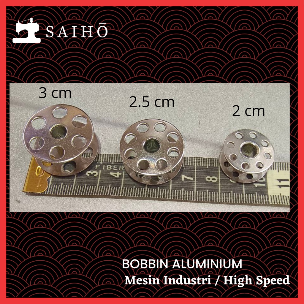 [DONWEI] Spul Spool Bobbins Aluminium Mesin Jahit Industri Jarum 1 HS