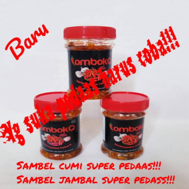 

SAMBEL BABY CUMI PEDAS SAMBEL IKAN JAMBAL PEDAS BERAT 150GR SAMPAI 200 GR