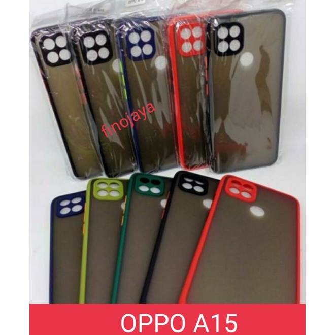 Case Aero My choice Oppo A15 A15S Silikon Dove Pelindung Camera