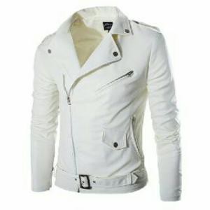 Promo jacket semi kulit ramones cuman warna putih stok habis Limited