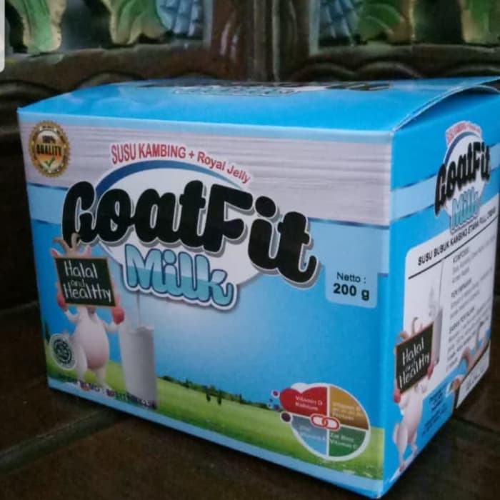 

Susu kambing goatfit plus royal jelly