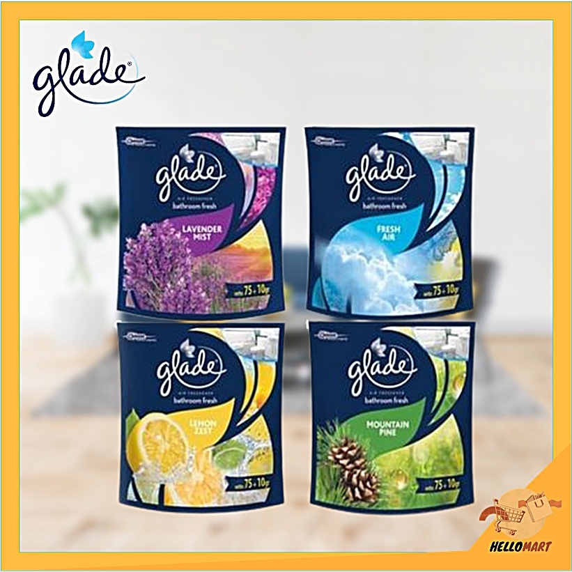 ORIGINAL Glade Bathroom Fresh 75 + 5gr / Glade Gantung / HELLOMARTID