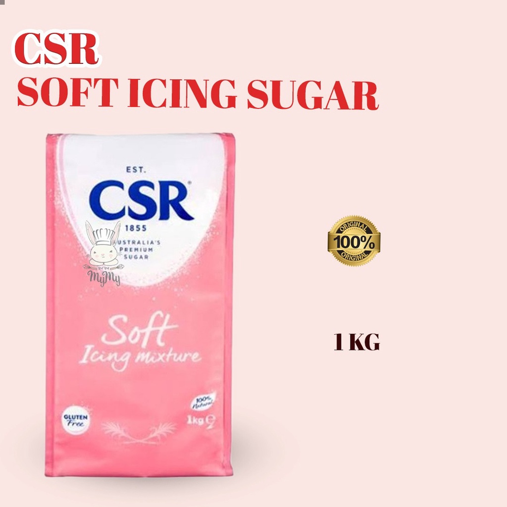 

CSR Soft Icing Mixture 1Kg Australia Premium Sugar Gula Putih