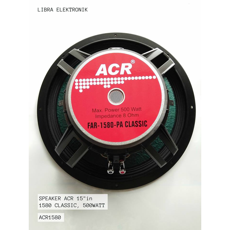Jual Speaker ACR 15in Type 1580 Classic 500 Watt Indonesia|Shopee Indonesia