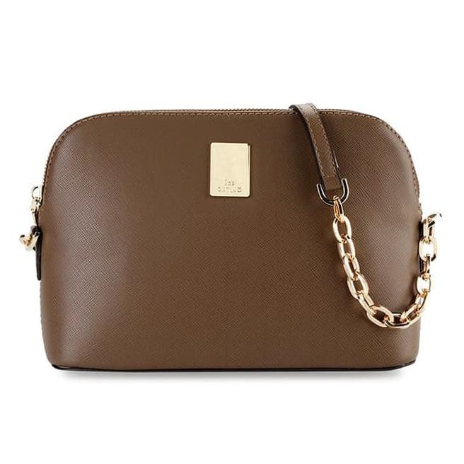 Langsung Kirim !. Les Catino Tas Wanita ( FS ) Lavish Crossbody Taupe ,.,.