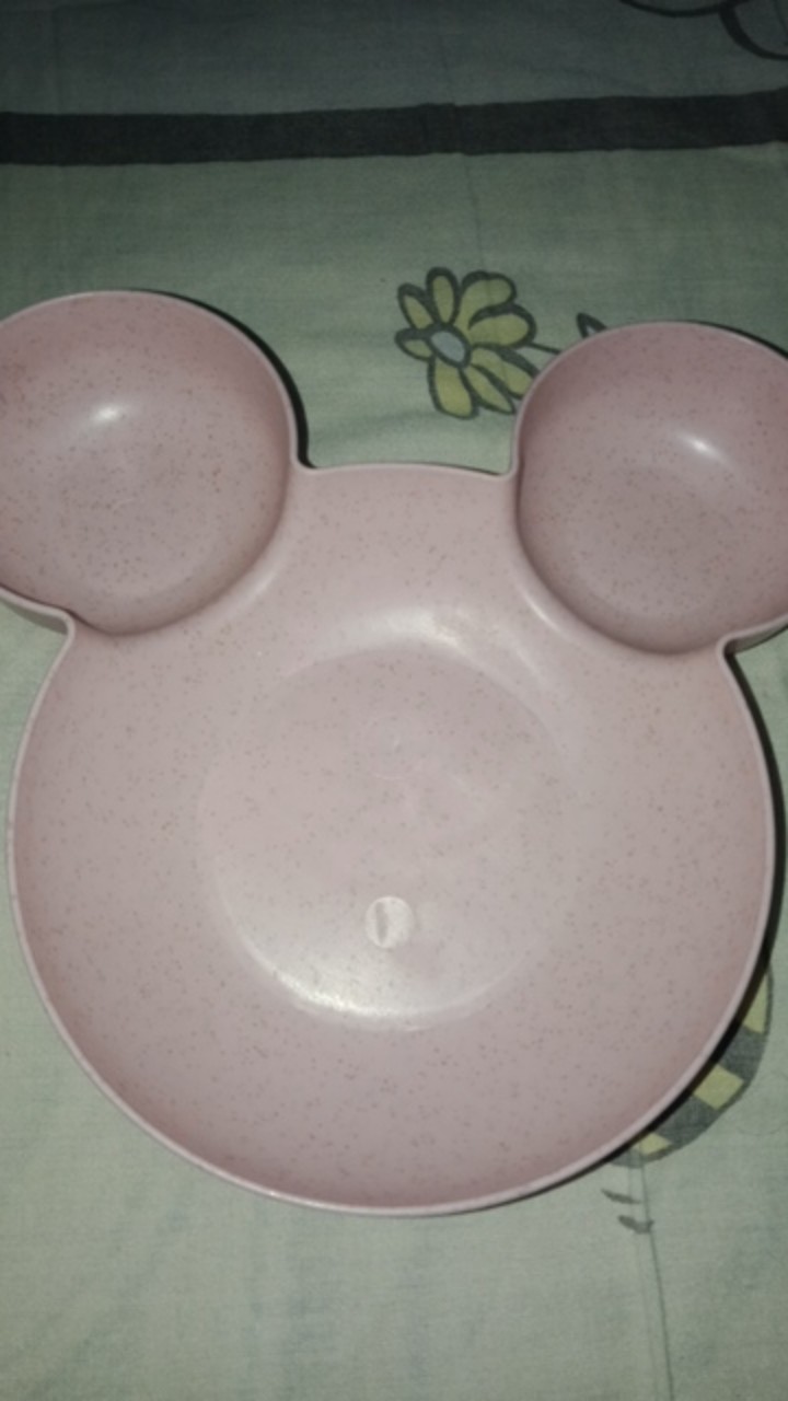 Mangkok Plastik Set Mickey Mouse Bentuk Unik Lucu Anak Murah Mmi