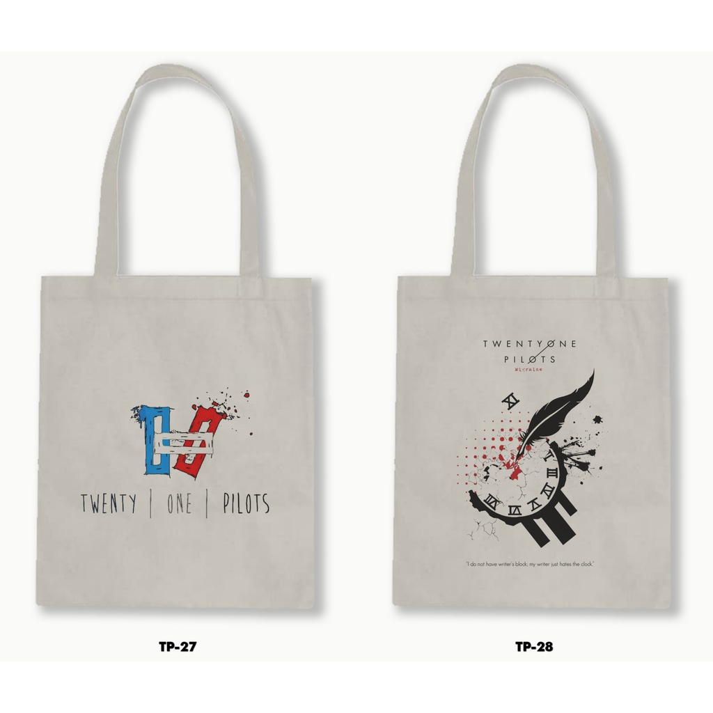 TOTE BAG BLACU - TWENTY ONE PILOTS 02