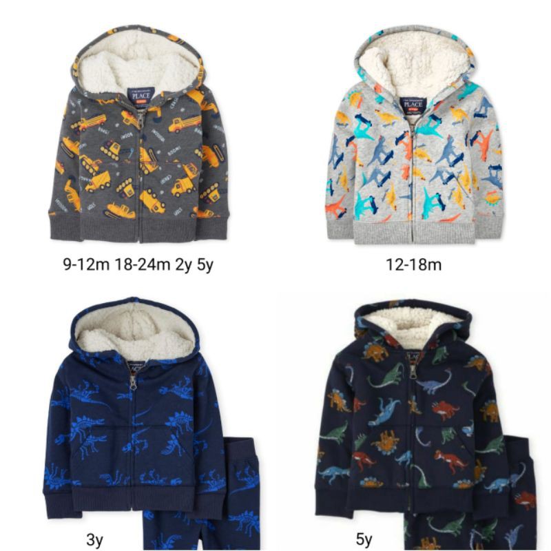JAKET PLACE HOODIE ANAK LAKI LAKI