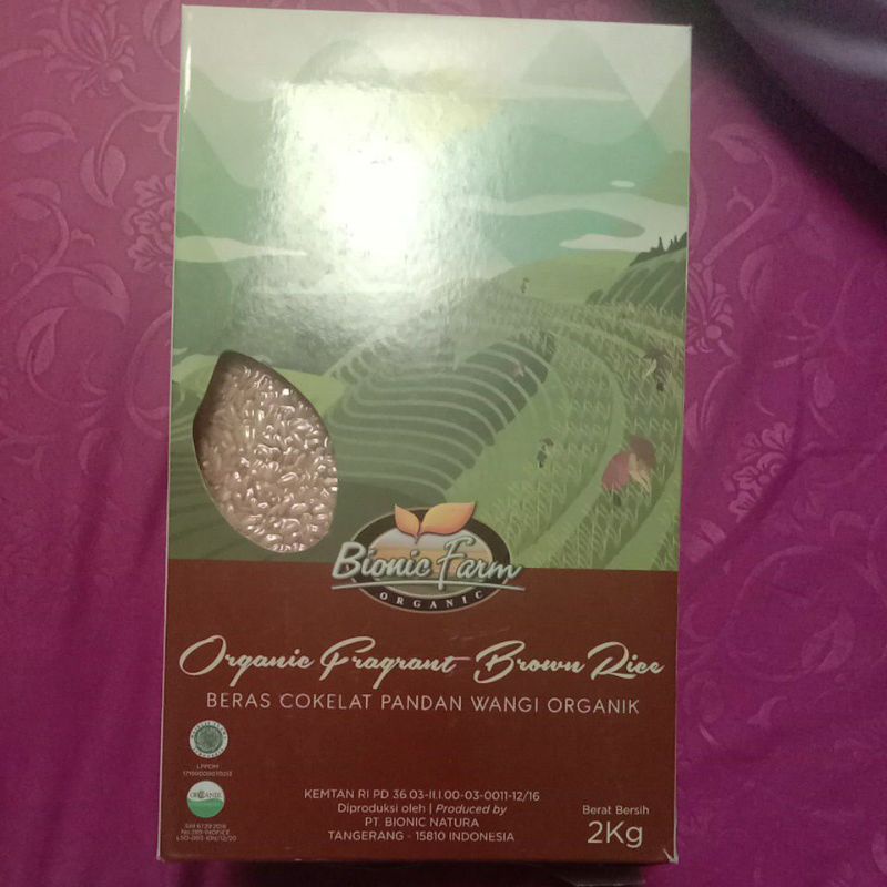 

beras coklat organic