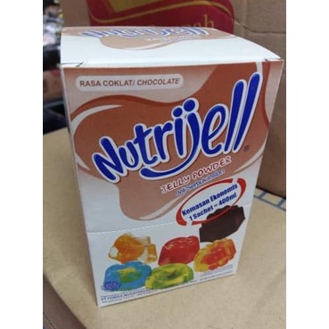 

Nutrijell jelly coklat nitrujelll chocolate jelly powder 1 box TERLARIS TERPERCAYA ORIGINAL