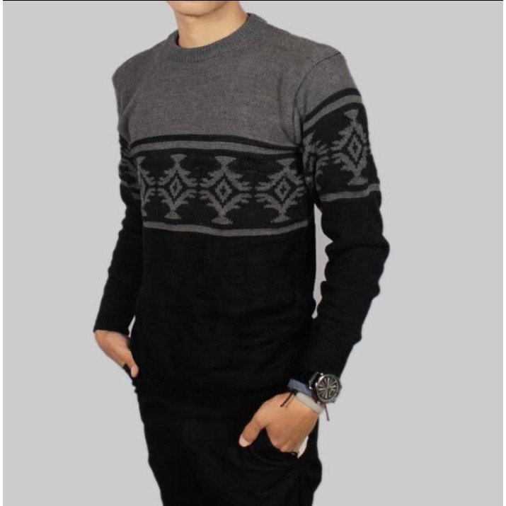 Sweater Rajut Pria DRAGON Tribal HightQuality