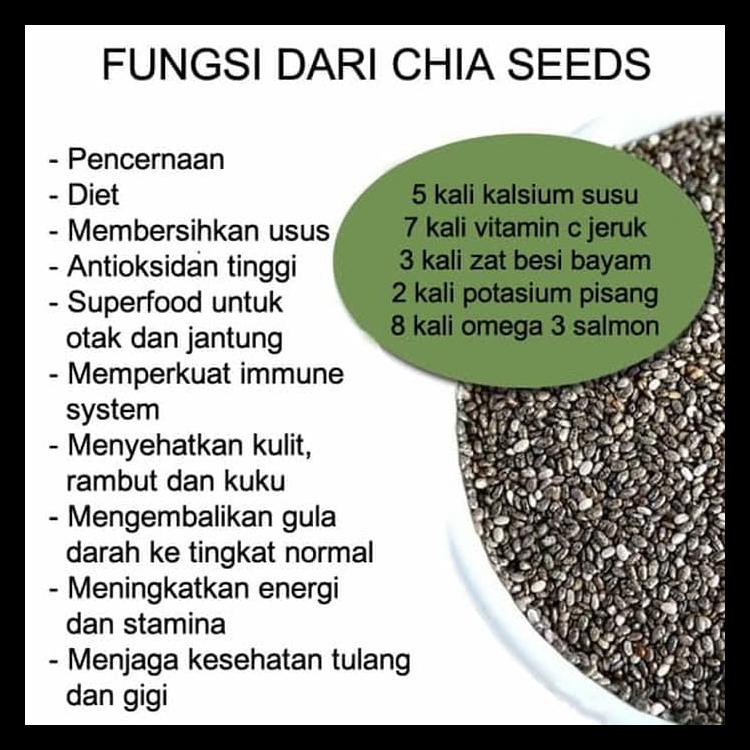 

Chia Seed Mexico Organik Chiajoy Untuk Diet 1 Kg - Chiaseed Terbaik