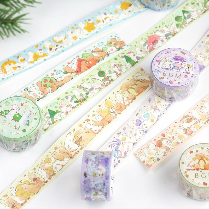 

Washi Tape BGM Animal Party