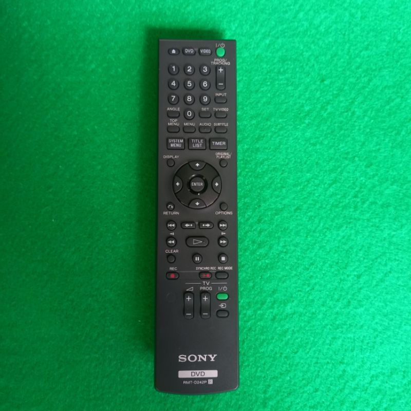 Remote DVD Home Theater SONY Original . RMT - D242P .