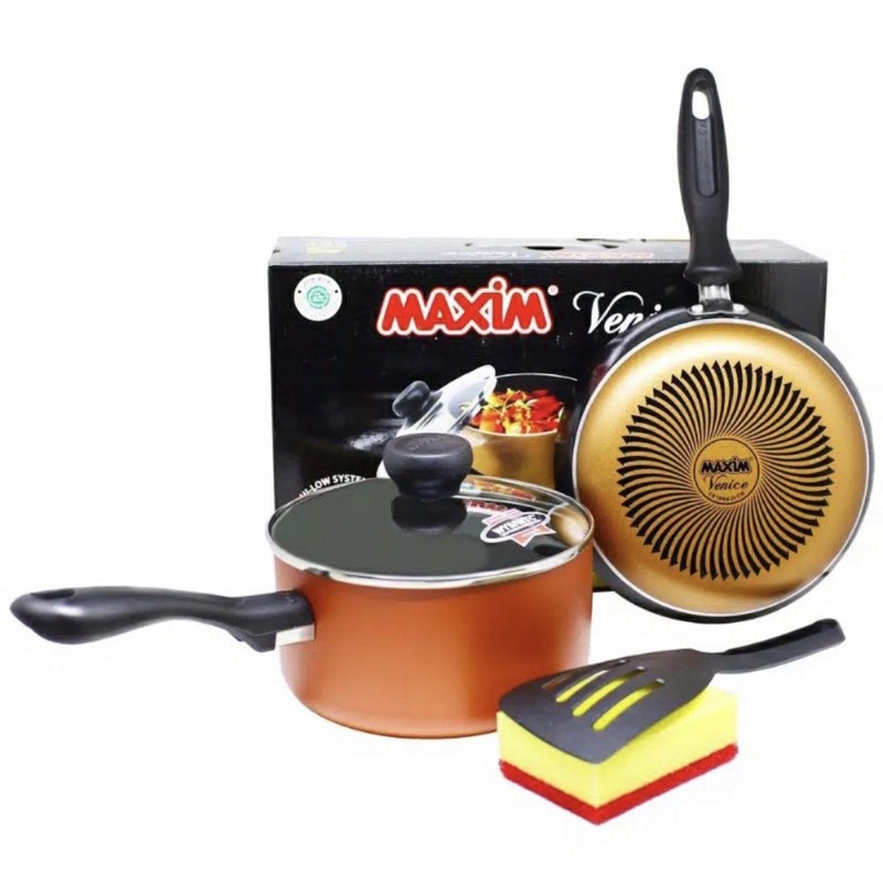 [ Maxim ] Panci set / Cookware set Maxim Venice 5 Set