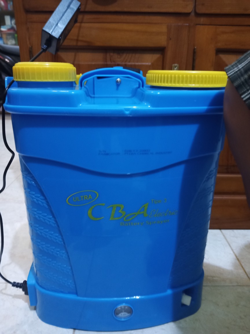 Sprayer Cba Tipe 4 Knapsack Elektrik 16 Liter Tanki Alat Semprot Pertanian