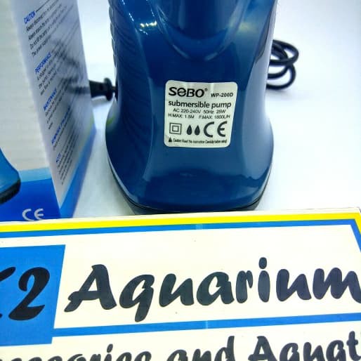 sobo wp   200 d vertikal pompa aquarium kolam hidroponik / sobo 200d