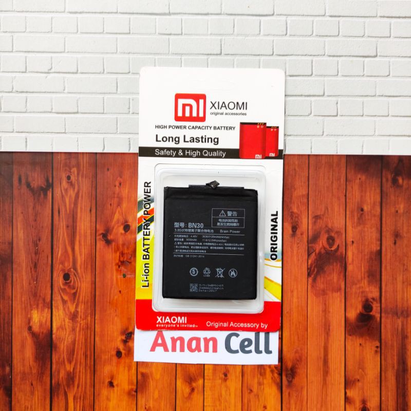 Batre baterai Xiaomi Redmi 4A BN30 / Battery batre Xiaomi BN30 Redmi 4A