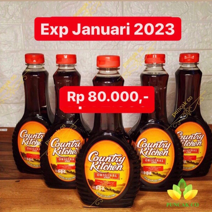 

SIRUP- MAPLE SYRUP COUNTRY KITCHEN 710 ML / SIRUP JAGUNG / CORN SYIRUP -SIRUP.