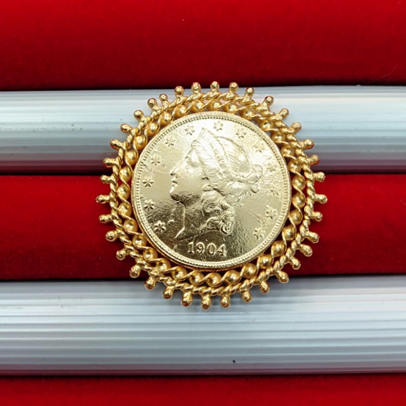 Bros Ringgit Tempahan Lapis Emas Ukuran Jumbo