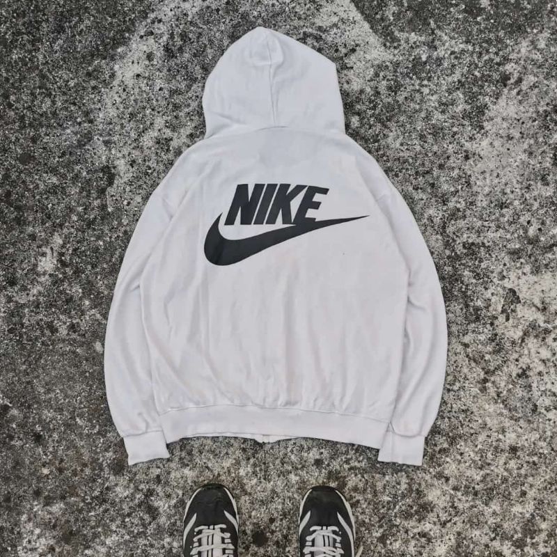 NIKE big swoosh zip