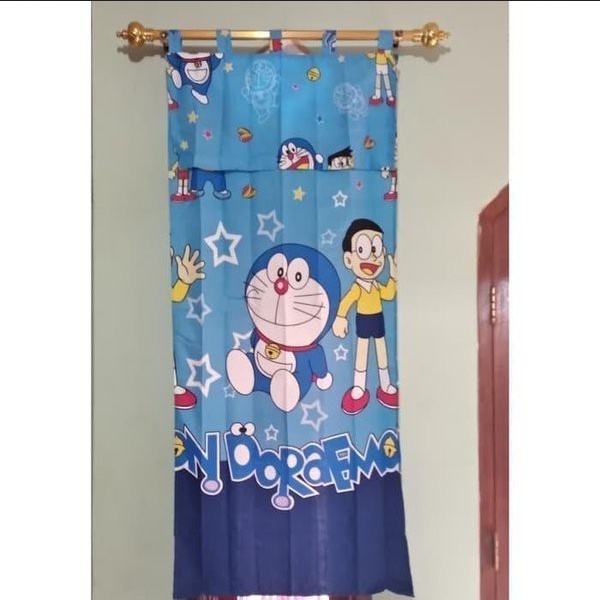 Gorden PIntu / Hordeng Pintu Motif Karakter Kartun