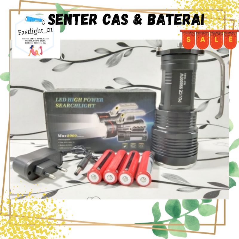Senter Led High Power Searchlight MX T685 (990.000W)