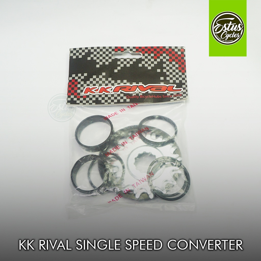 Single Speed KK Rival Converter Kit Lengkap Protektor Rantai Komplit
