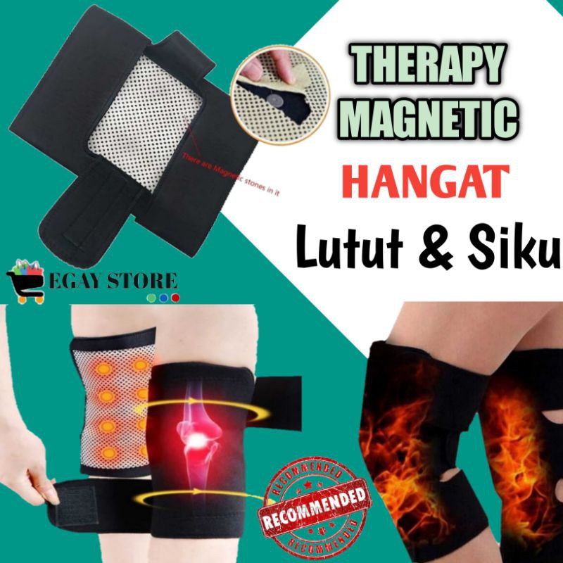 Terapi Lutut Magnetik Alat Therapy Magnetic Decker Lutut Siku Pemanas Otot Sendi Kaki Betis Kram