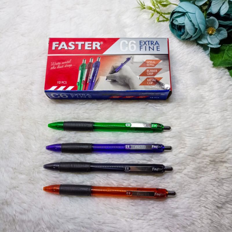 

Pulpen faster C6 12 pcs Ballpoint